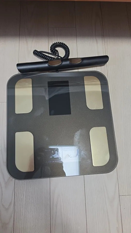 Smart Body Composition Scale with Handheld Sensor – 1.5 m Spiral Cable | Fitness & Health Tracker