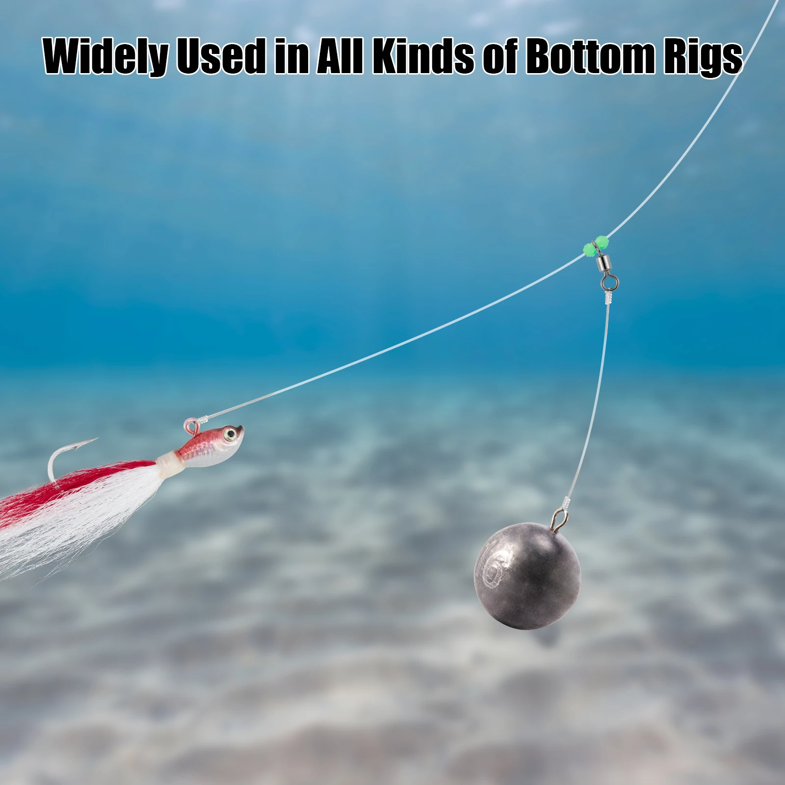 1-16oz Cannonball Fishing Weight Sinkers Saltwater Ocean Trolling Downrigger Weight Bottom Fishing Round Ball Lead Sinkers - Image 5
