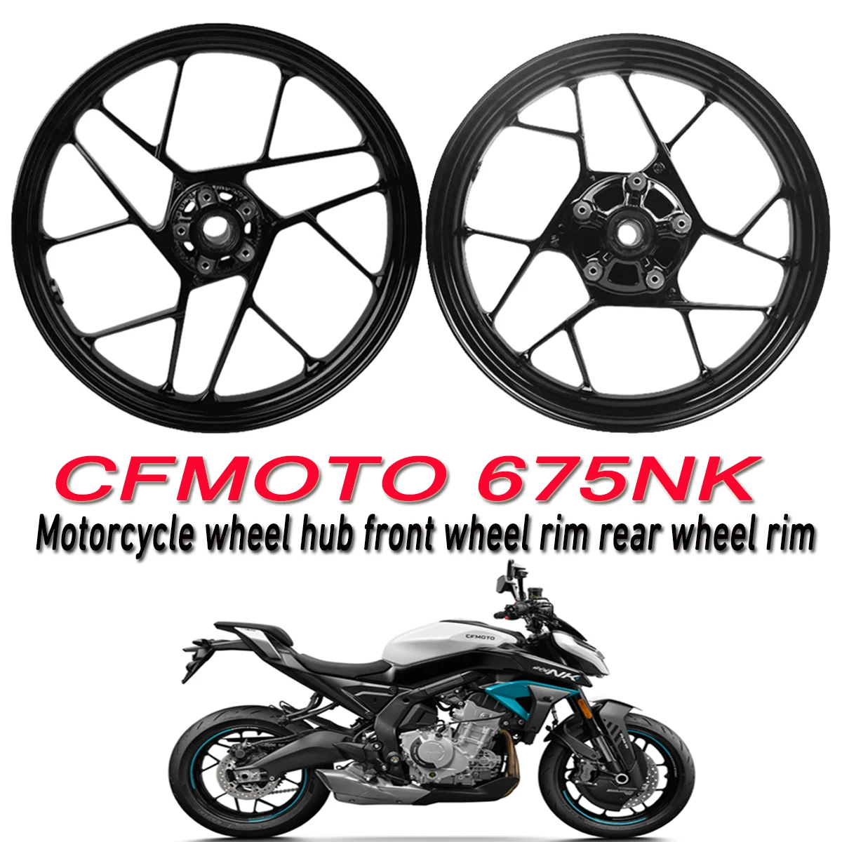 

Motorcycle CFMOTO N K 675 Wheel Hub Front Rear Aluminum Wheel Hub 675NK NK675 Aluminum Alloy Wheel Hub