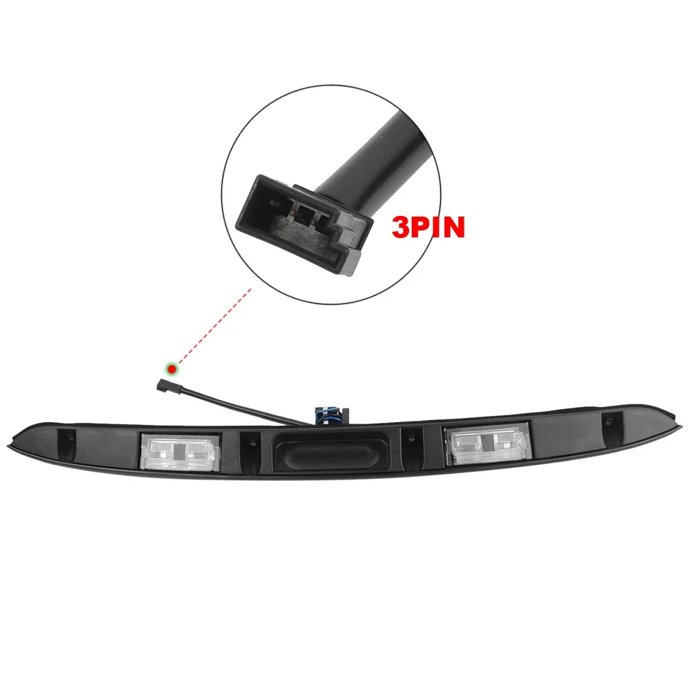 AP03 Kofferraumdeckelgriff mit Schlüsseltaste, unlackiert, schwarz, 51137171699, für BMW E46 3er-Reihe 316i 320i 323i 325i 328i 330i 1998–2005 – Detail 1