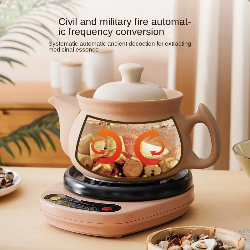 220V Automatic Electric Herbal Medicine Pot for Cooking Medicine Pot Split Design and Ceramic Inner Multi Cooker