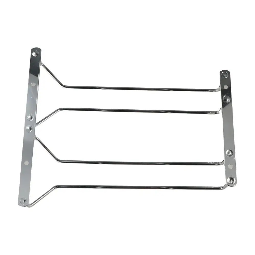 

Useful Silver Bar Accessories Double Row High Glass Rack Single Row Glass Holder Wine Glass Rack Wine Rack Goblet Holder