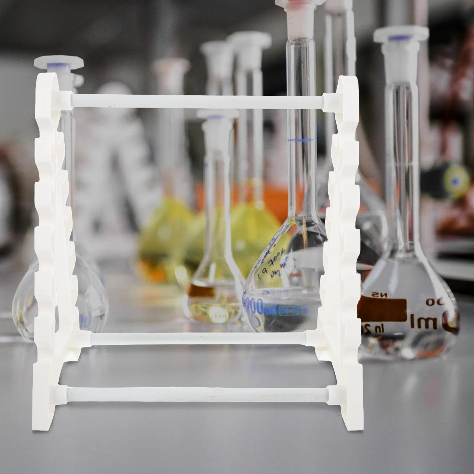 

Trapezoidal Ladder Pipette Rack Individual Pp Multiple Pipettes Storage Organizer