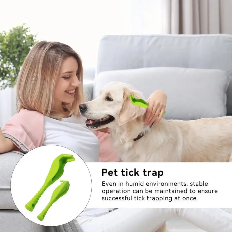 Puppy Tick Clip Ergonomic Tick Remover Tool Cat Dog Accessories Scratching Extractor For Easy Safe And Quick Parasite Removal