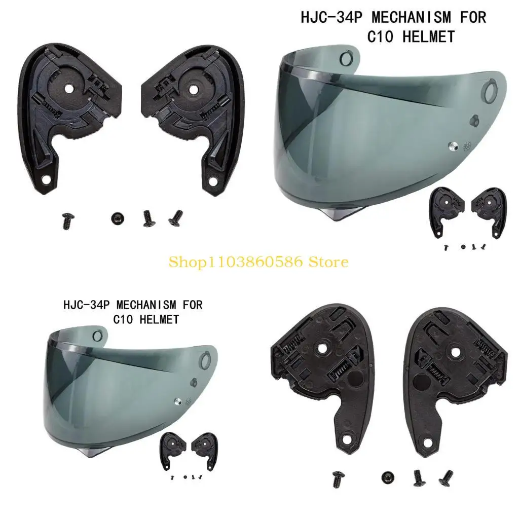 242a Capacetes montagem seguros Adaptador base para atividades bicicleta skate HJC C10