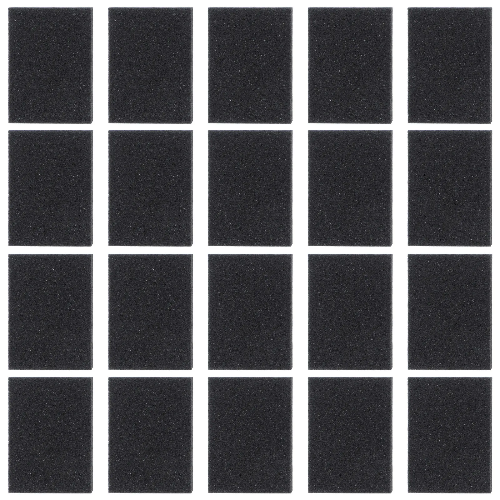 30pcs Black Sponge Dividers for Trading Cards – High-Elastic Shock-Absorbing Card Sorting Inserts & Organizers