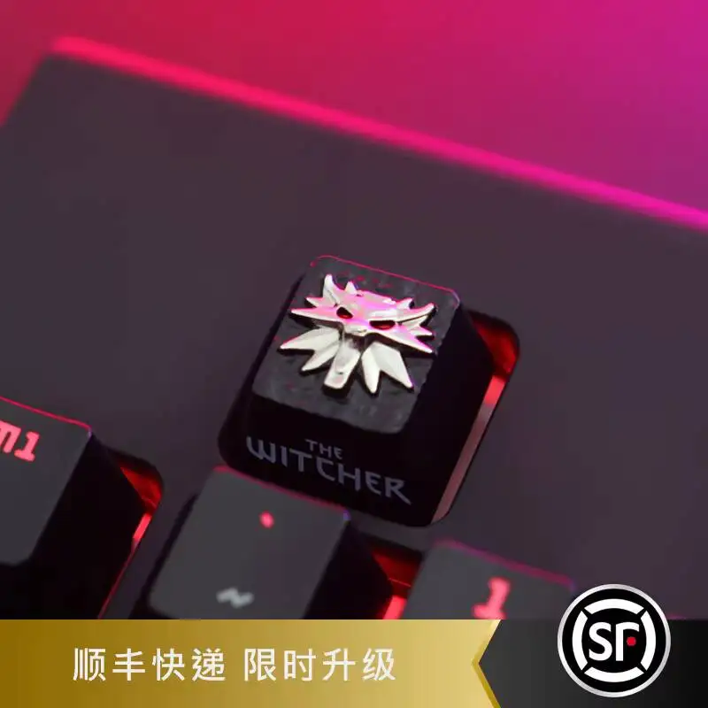 Zinc Aluminum Alloy Metal Embossed Keycap | Mechanical Keyboard Logo Game Peripheral Personalized Custom Keycap