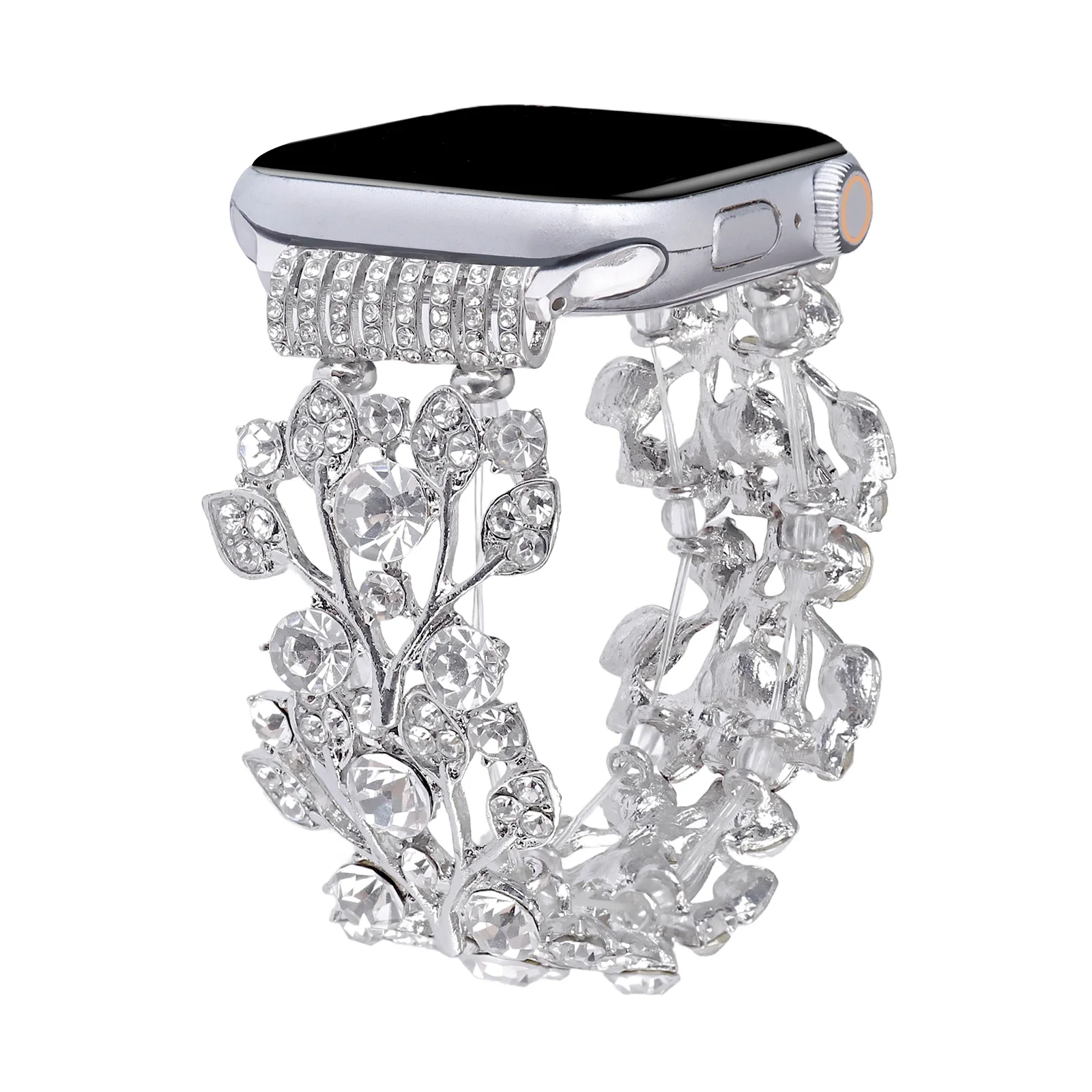 Superior Bling Elastic force Bracelet For Apple Watch band link Series 10/9/8/7/6/5/4/3 40mm 41mm 42mm 44mm 45mm 46mm 49mm Strap