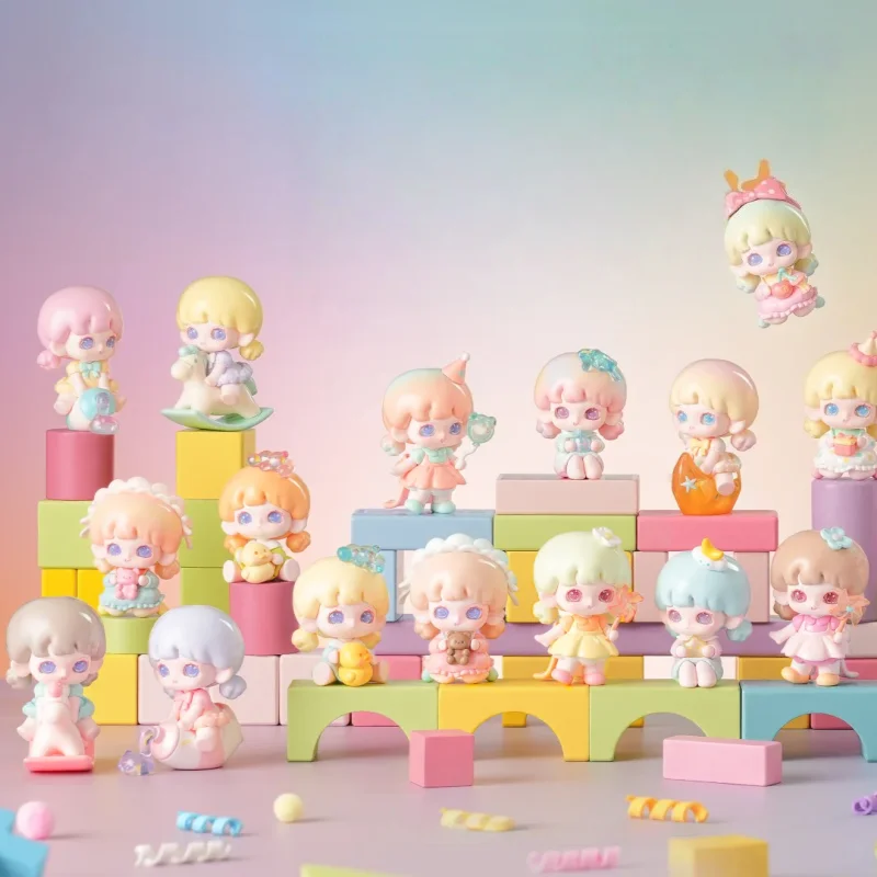 

Официальная серия Zhiyi Time Theater, мини-слепая коробка, трендовые игрушки, милые фигурки, декор для рабочего стола, украшения, подарки на день рождения, коллекции