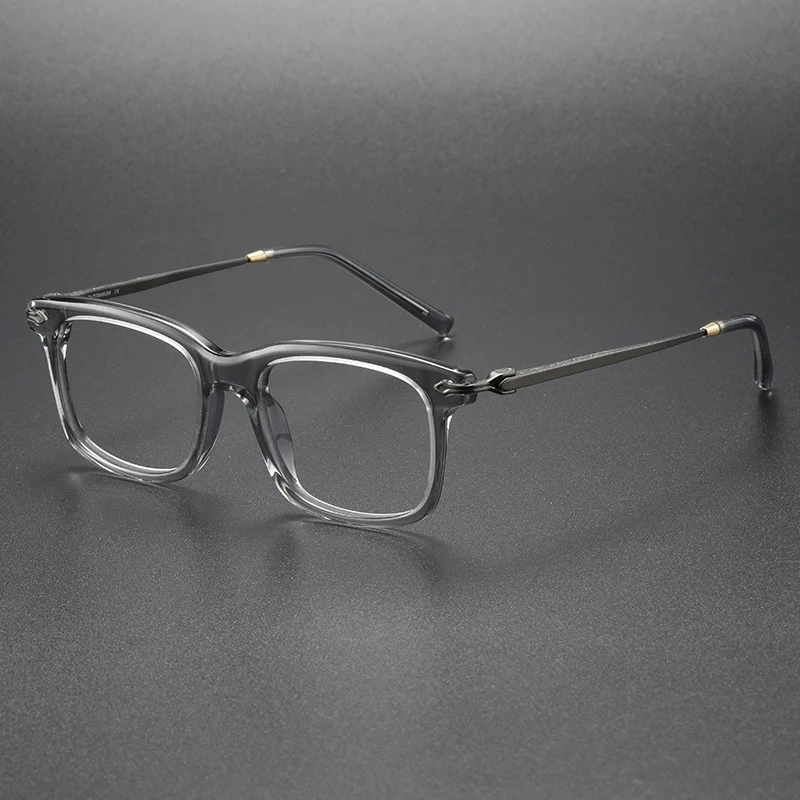 80852 Fashion Optical Glasses Frame Women Anti Blue Light Men Business Large Square Eyeglasses Vintage Prescription Eyewear