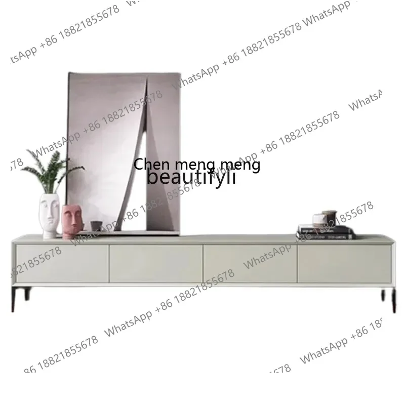 

D178 Solid wood TV cabinet modern, home living room Italian multi-function, coffee table locker combination