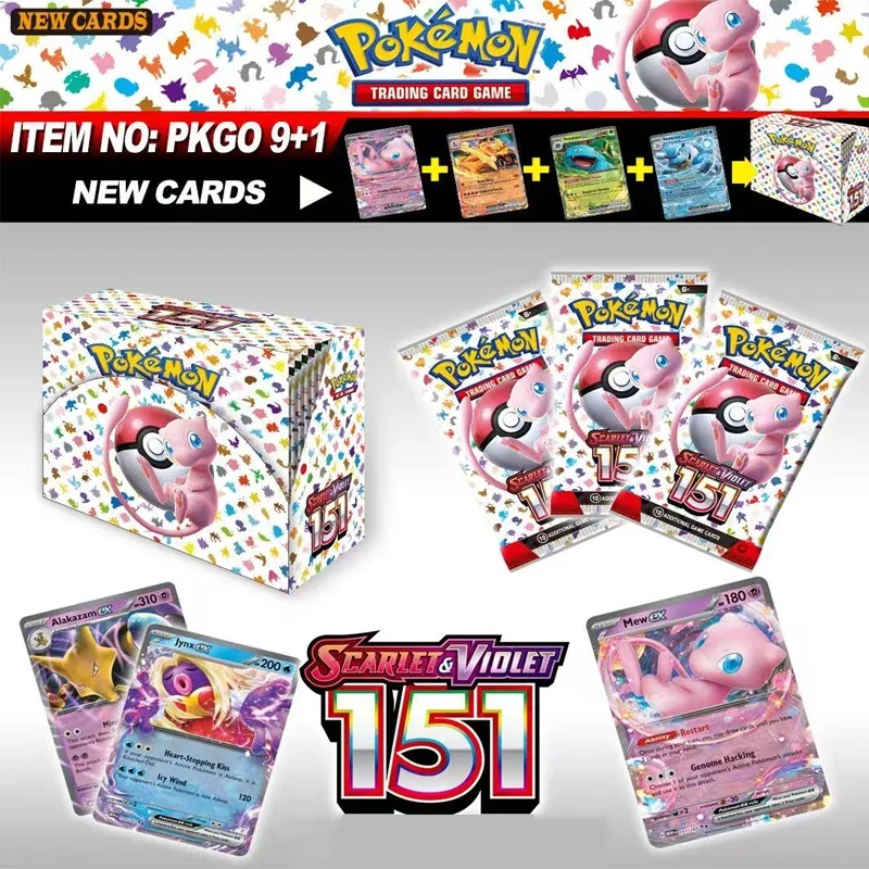 Pokémon PRISMATIC EVOLUTIONS SURGING SPARKS SCARLET&VIOLE 151 Booster Display Box Pokemon Booster Cards Playing Cards