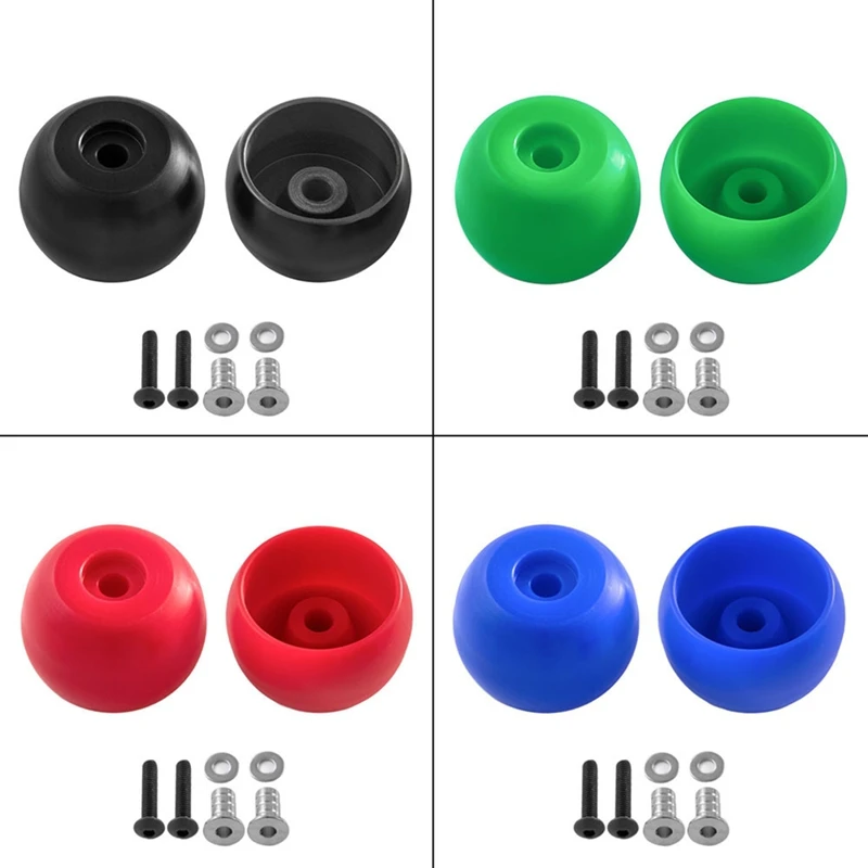 For LOSI 1/4 Promoto-MX Electric Motorcycle Pom Side Wheel Auxiliary Wheel DIY Modification Accessories 4Pcs