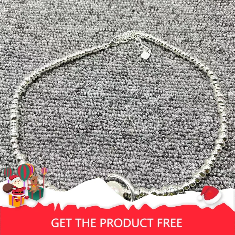 

HOT European and American Fashion Elegant and Beautiful Half Moon Pearl Necklace Women's Gift