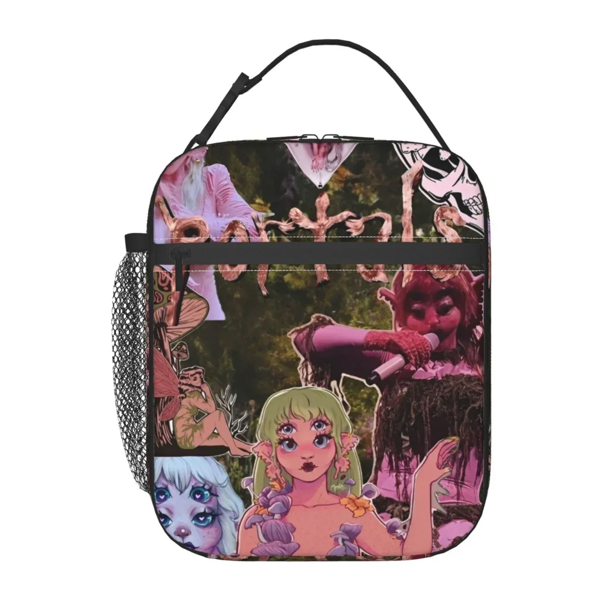 

Custom Melanies Martinez Portals Thermal Insulated Lunch Bag for Office Portable Bento Box Thermal Cooler Lunch Boxes