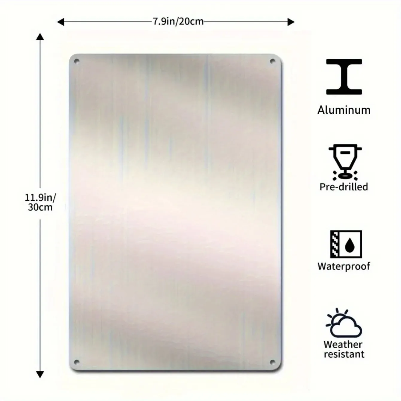 اسم مخصص وشعار ألومنيوم نصي مخصص - ديكور حائط عتيق فريد لمطبخ الأم، رائع لتزيين المطبخ. #3