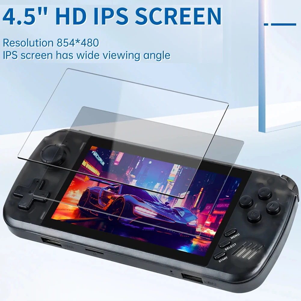 X39 Pro Handheld Game Console 4.5-Inch IPS Screen Support Wired Controllers With 3000mAh Rechargeable Battery Gaming Machine