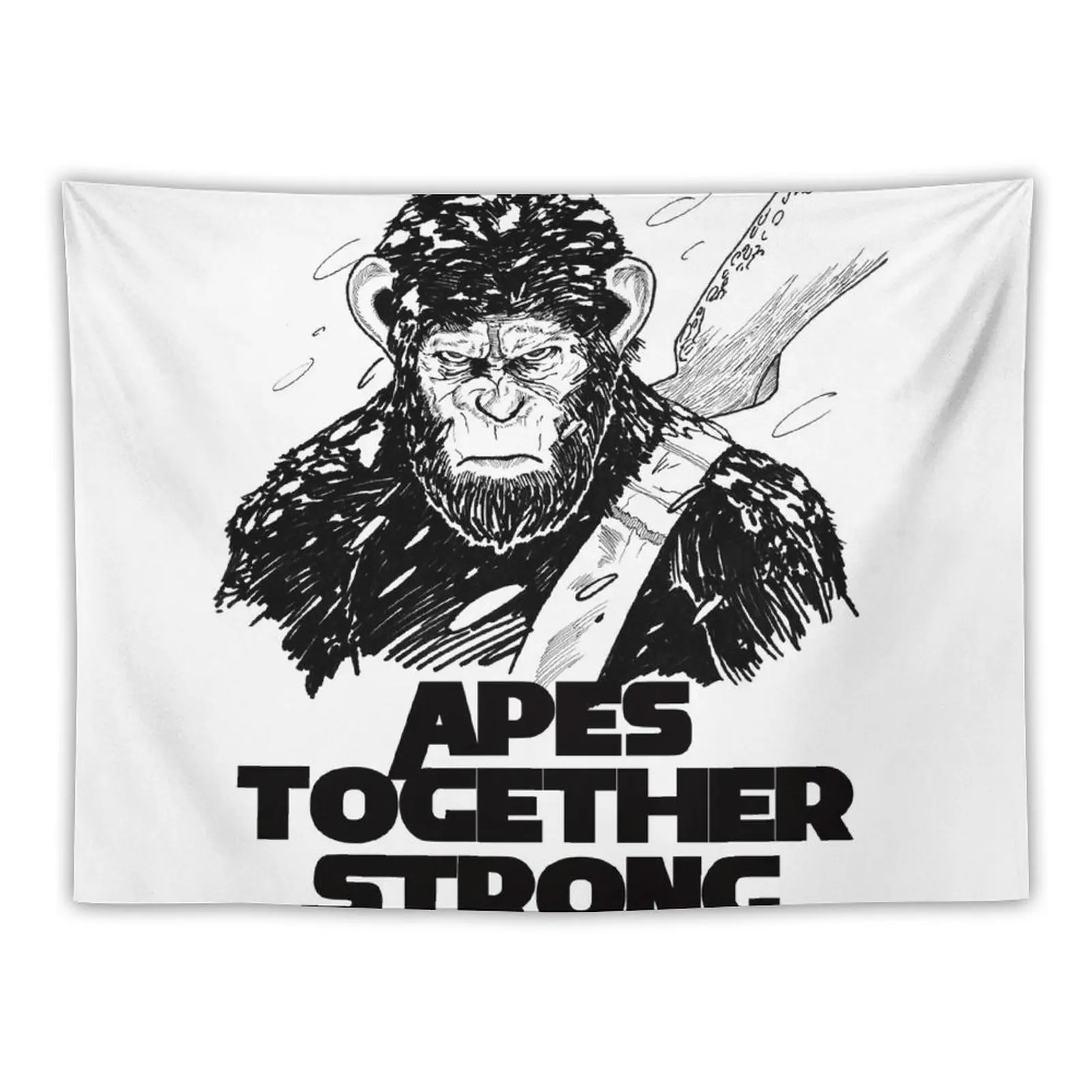 

Caesar: Apes Together Strong Tapestry Room Design Bed Room Decoration House Decor Tapestry