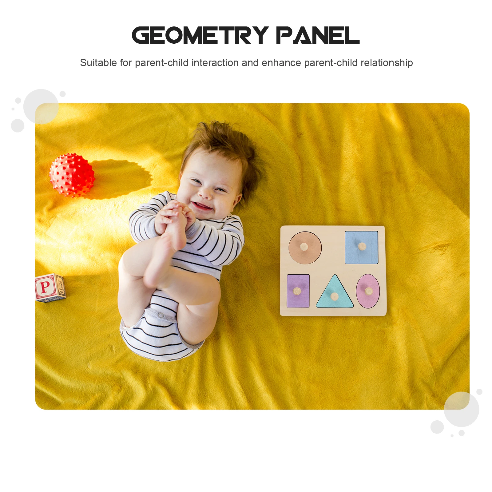 1 conjunto de placa de quebra-cabeça de formas geométricas de madeira aprendizagem para crianças combinando brinquedo de desenvolvimento cerebral jogo família