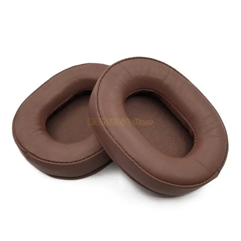 F62C 헤드셋 이어 패드 ATH-MSR7 MSR7B MSR7SE MDR-7506 헤드셋 이어 컵 내구성 양가죽 이어 컵