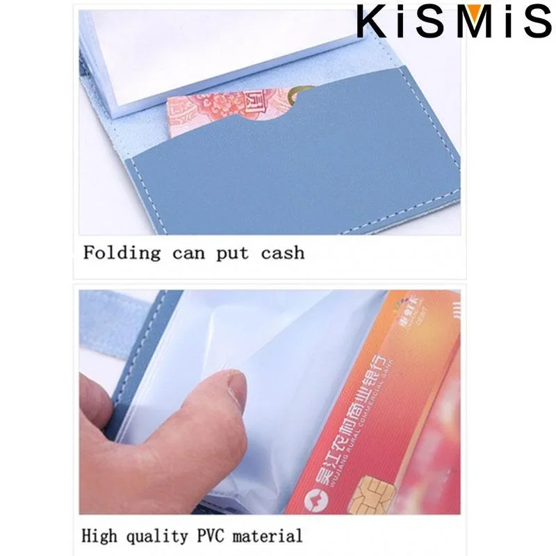 KISMIS Convenient Practical PU Leather Business Card ID Holders Bag with 12/26 Slots