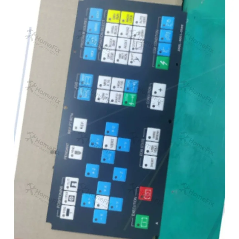 1PC CNC Wire Cut EDM Machine Membrane Keypad Operator Panel Buttons Film Replacement Fit for A98L-0001-0580 Control System