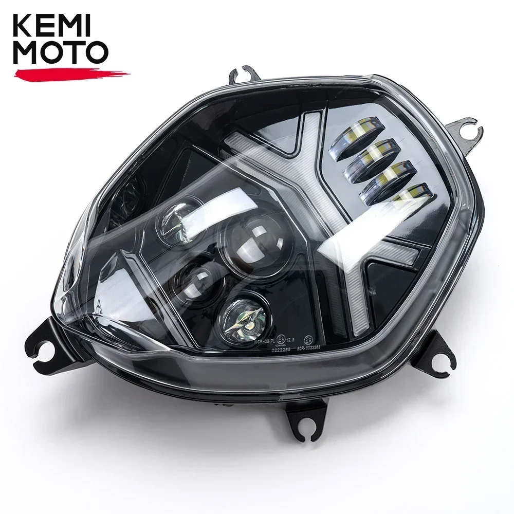 For Suzuki DL1000 DL650A 2019 Headlight E9 CE Motorcycle LED Headlight Protector Light Kit Assembly DRL Head Lamp Lighting Parts