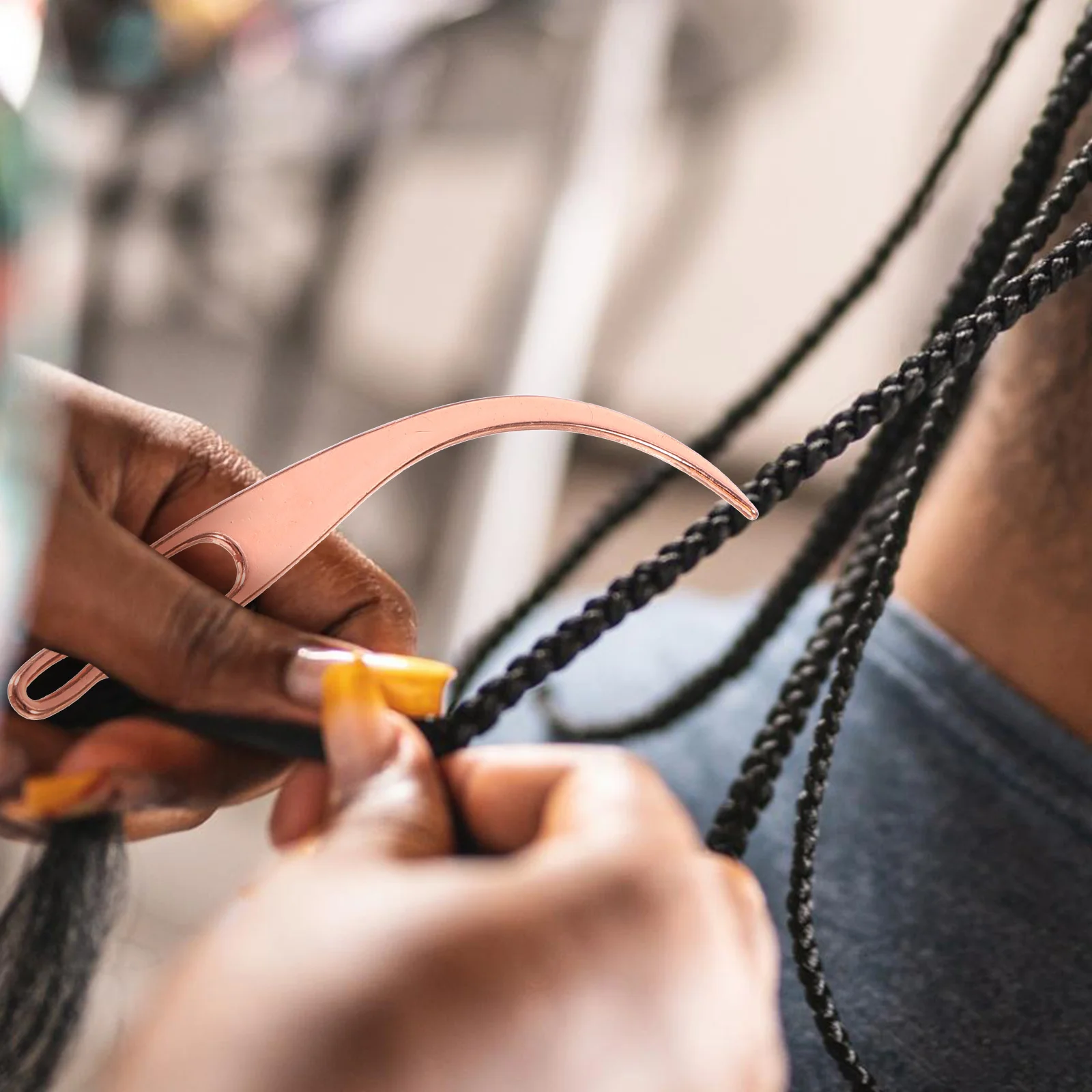 

6Pcs Crochet Needles for Dreadlocks Hair Locking Tool Interlocking Retighten Sister Locks Braid Craft Interlocking Tool