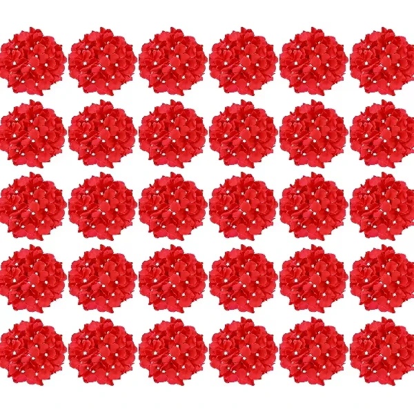 10-100 Stuks Hortensia Kunstbloemen Zijden Hortensia Volle Bloemenkoppen met Stengels voor Bruiloft Centerpieces Nep Bloemenkoppen