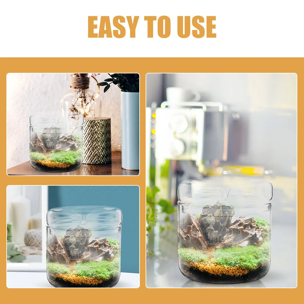 

Прозрачная стеклянная ваза-кашпо, пустой террариум для декора интерьера и экстерьера, микроландшафт, DIY-бутылка, украшение для стола, гостиной