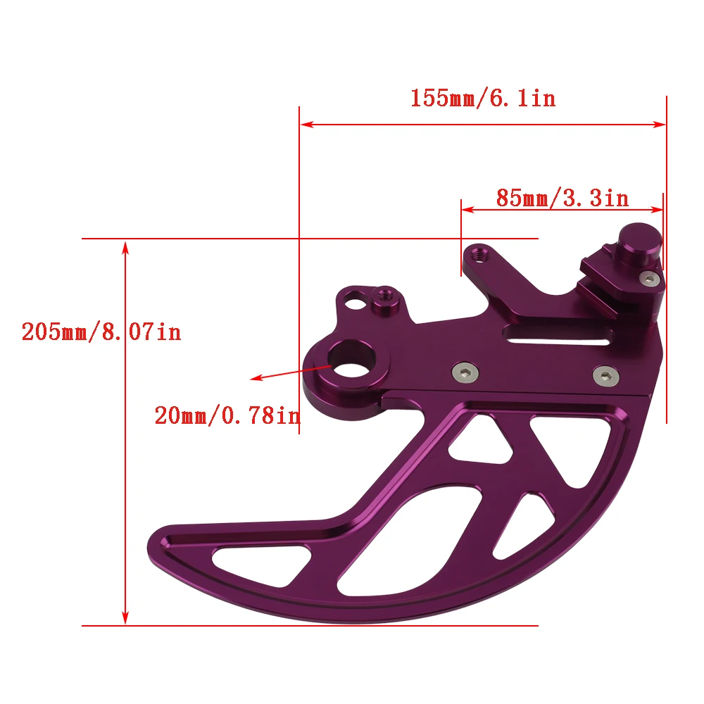 Surron Accessories Motocross Motorcycle Rear Brake Disc Sprocket Caliper Guard For Surron Ultra Bee Enduro