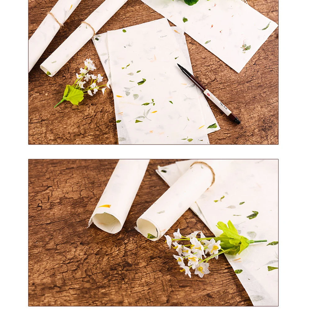 

40 Sheet Calligraphy Rice Paper Caligraphy Parchment for Writing Letter Crafts Chinese Supplies Xuan