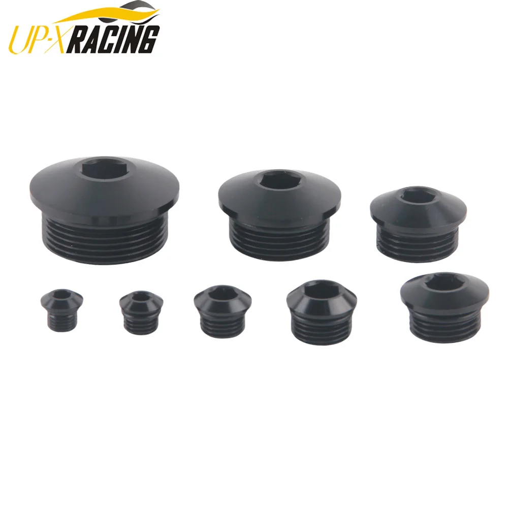 

Aluminum -3AN -4AN -6AN AN8 AN10 AN12 AN16 AN20 ORB Socket Hex O-Ring Boss Plug