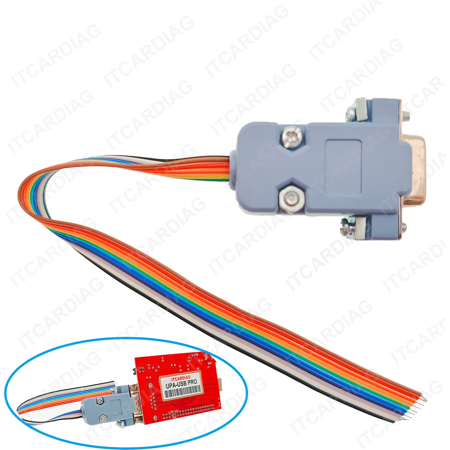 2024 UPA USB PRO V1.3 con Cable de prueba SN:050D5A5B Chip de ECU sintonización con programador USB Upa de escritura completa de 350MB adaptador completo Eeprom