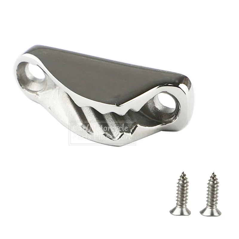 Sailing Rigging 316 Stainless Steel Clam/ Fairlead Cleat Polished Silver Sizes 3mm/6mm