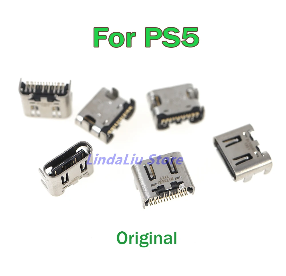 

200pcs Original Charger Socket Ports Type-C For PS5 OEM Micro usb Charger Socket connector for PlayStation 5 V1 V2 V3 Universal