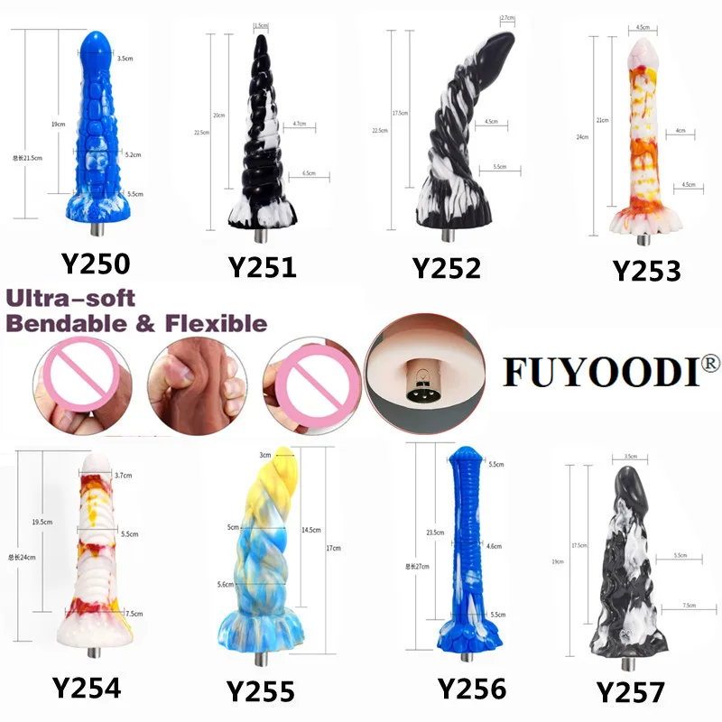 

3XLR Sex Machine Attachments Liquid silicone material Dildos adult toy G-spot Stimulate Penis Love Masturbation Accessories