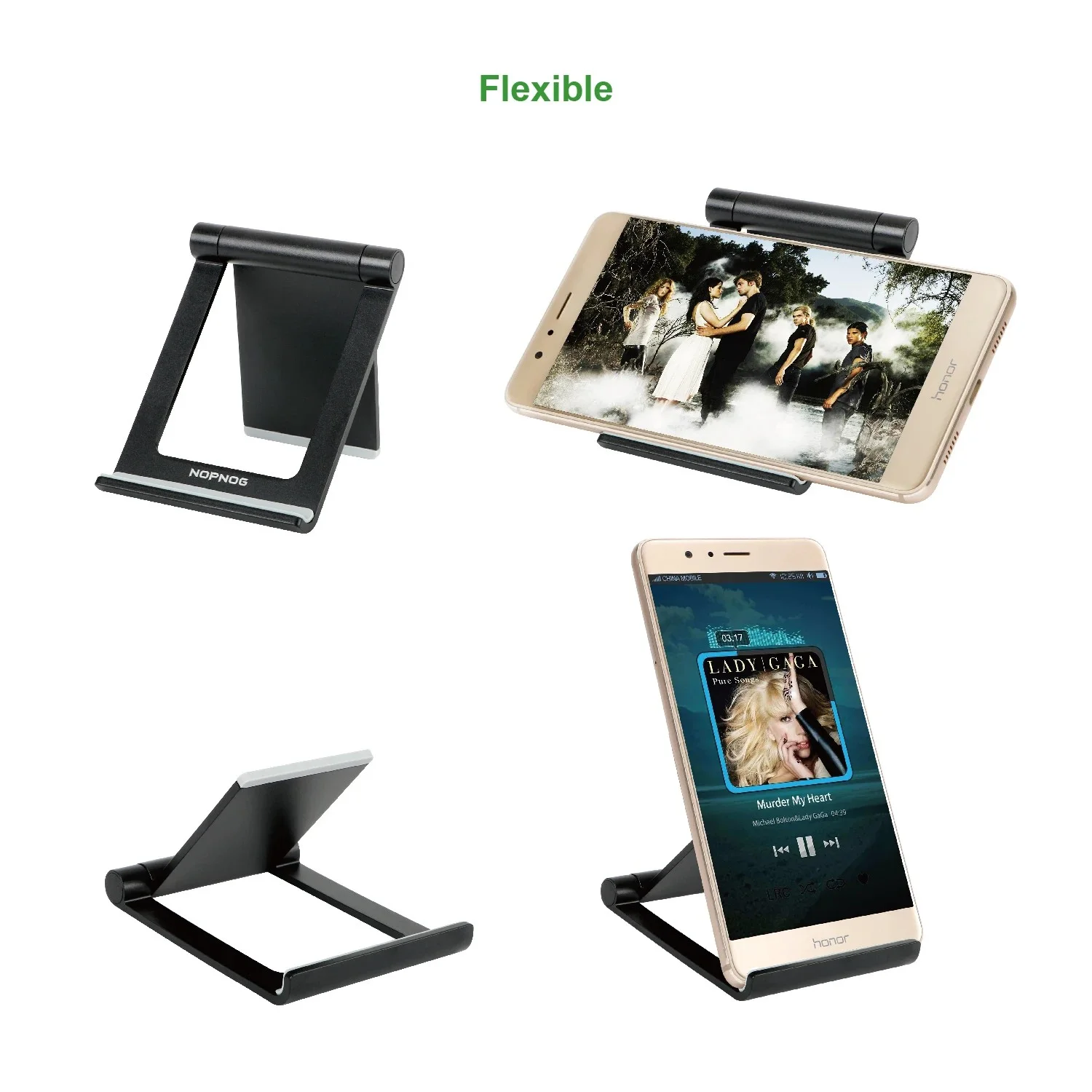 

Mobile Phone Holder Desk Mount Holder Stand NOPNOG For Iphone Smartphone Tablet iPad Flexible Concise Phone Stand