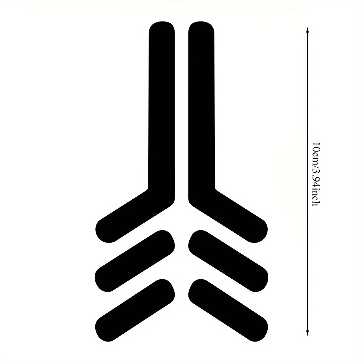 1Pc Geometric Arrow Waterproof Vinyl Sticker, Multicolor Decal for Car, Motorcycle & Helmet Decor