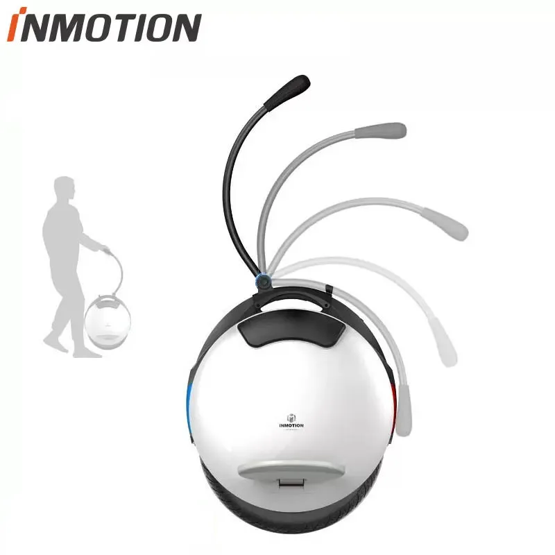 INMOTION V5/V5F/V5C 핸들 바 키트, V5 시리즈 전기 외발 자전거 풀링 푸시 로드 어셈블리 드로우 바 핸들 바 그립 커버 포함