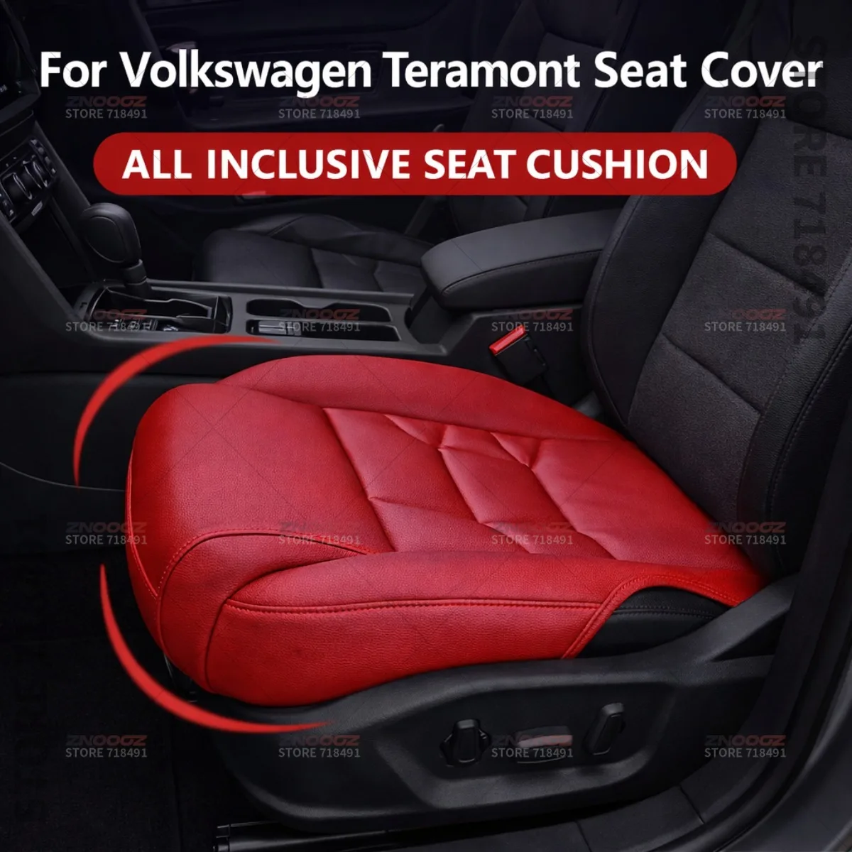 

For Volkswagen Teramont Car Seat Leg Support Extension Seat Cover Memory Foam Extender Cushion Interior Accessories