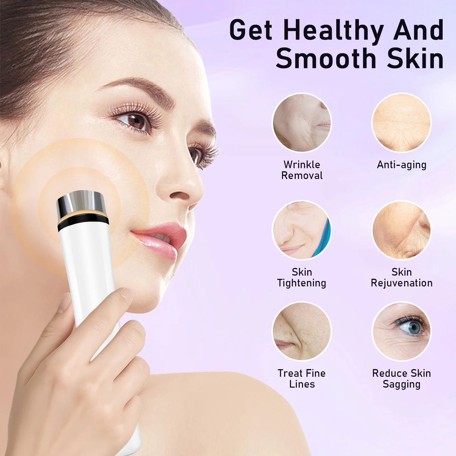 The Electric Facial Massager Can Vibrate and Lift The Facial Skin in 4 Adjustable Modes Women Beauty Instrument Skin Care Tool view 4