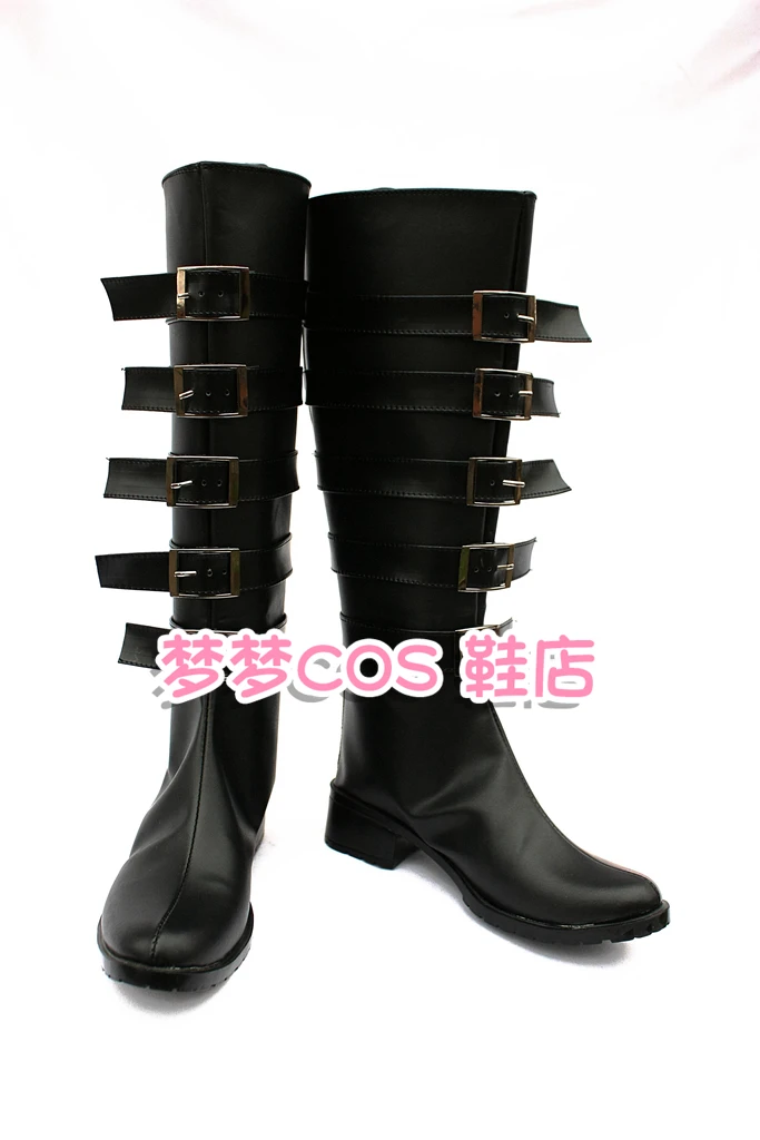 Alice: Madness Returns Alice Cosplay Shoes Boots Anime Halloween Black Boots
