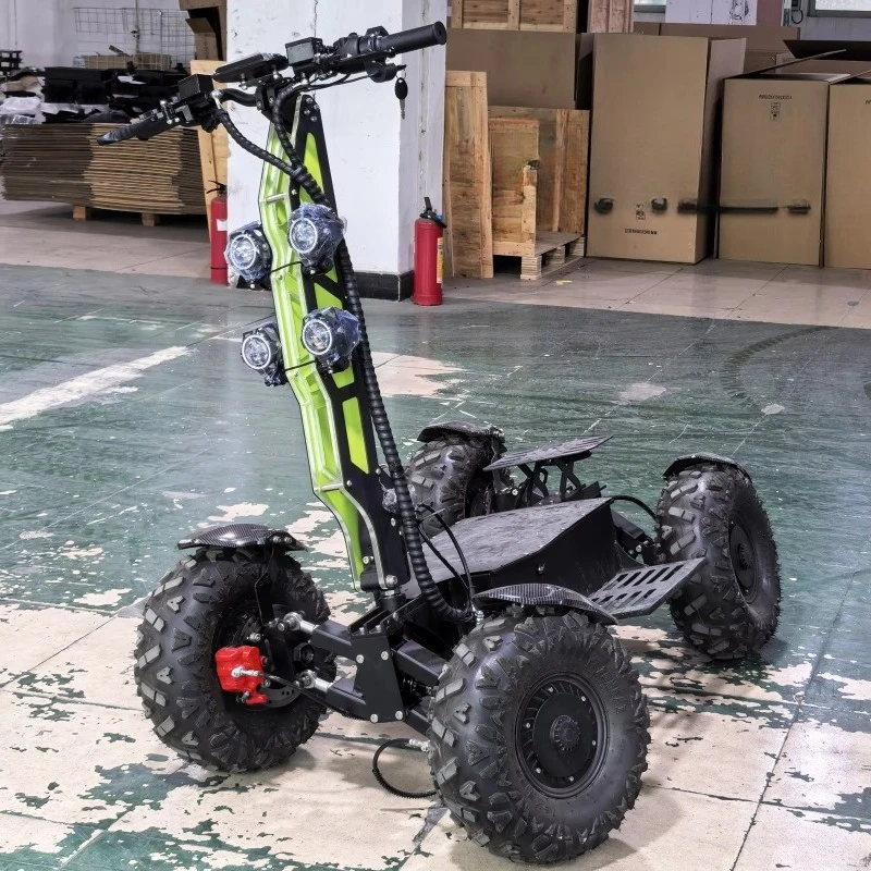 Off-Road Scooter Electric 2500W * 4 4WD Off-Roadr Adult Electric All Terrain Vehicle 4x4 Top