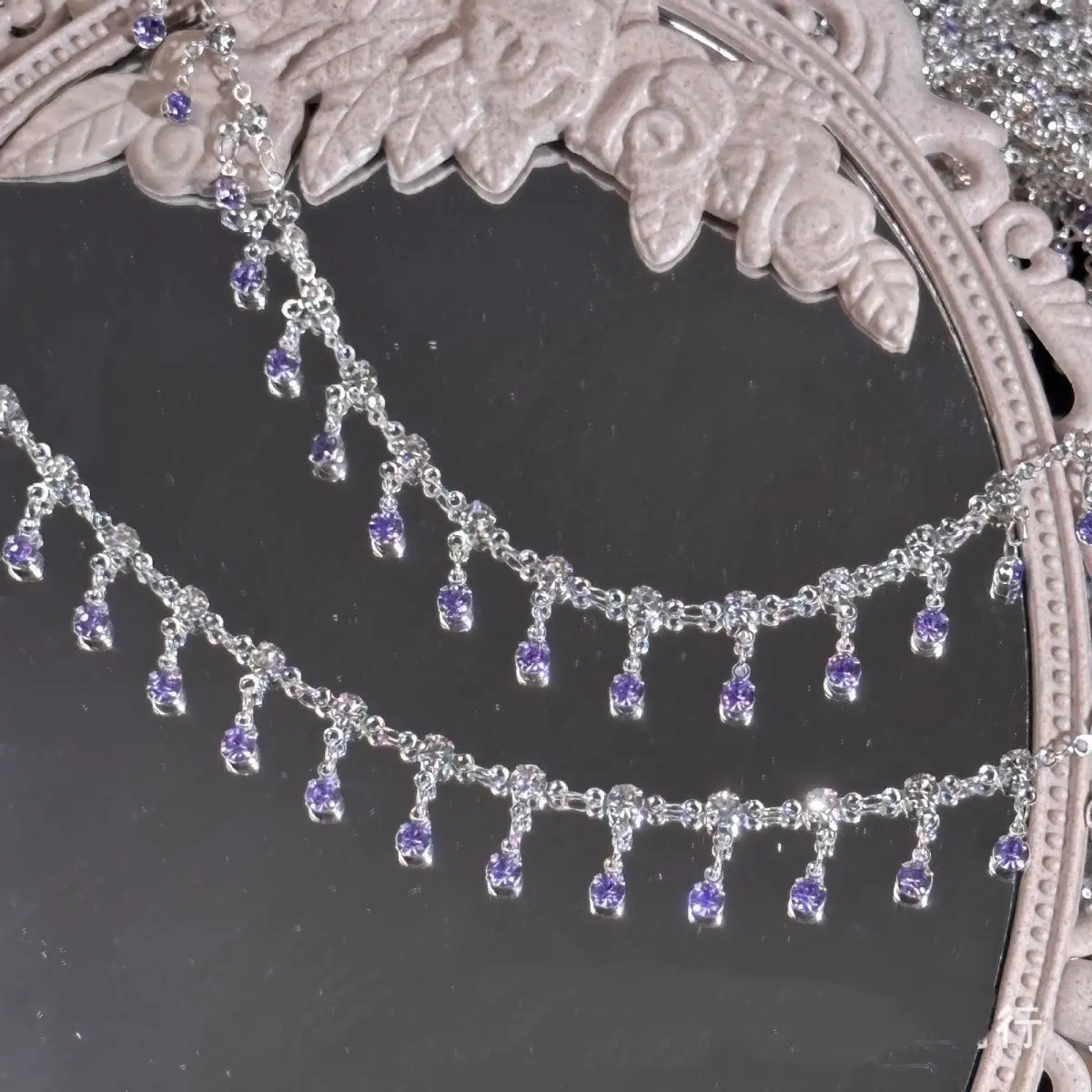 New Multi-color Rhinestone Chain Antiquity Style High Quality Copper Chain for Girl Bracelet Necklace for DIY Jewelry Accessory