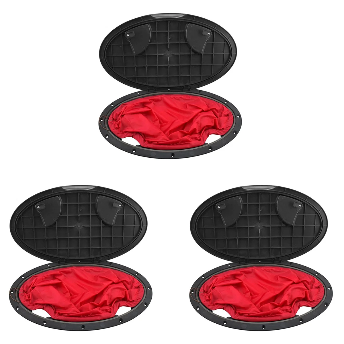 ABVE-3X الغطاء البحري سحب لوحة سطح السفينة ثقب لوحة سطح السفينة عدة فتحة مع قارب كاياك الصيد تزوير قارب كاياك الملحقات