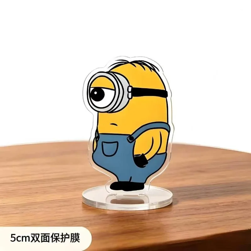 Hot New Minions and Big Monster Cartoon Acrylic Stand Anime Figure Standing Card Ornaments Kawaii Model Figure Toy Gifts - view 4