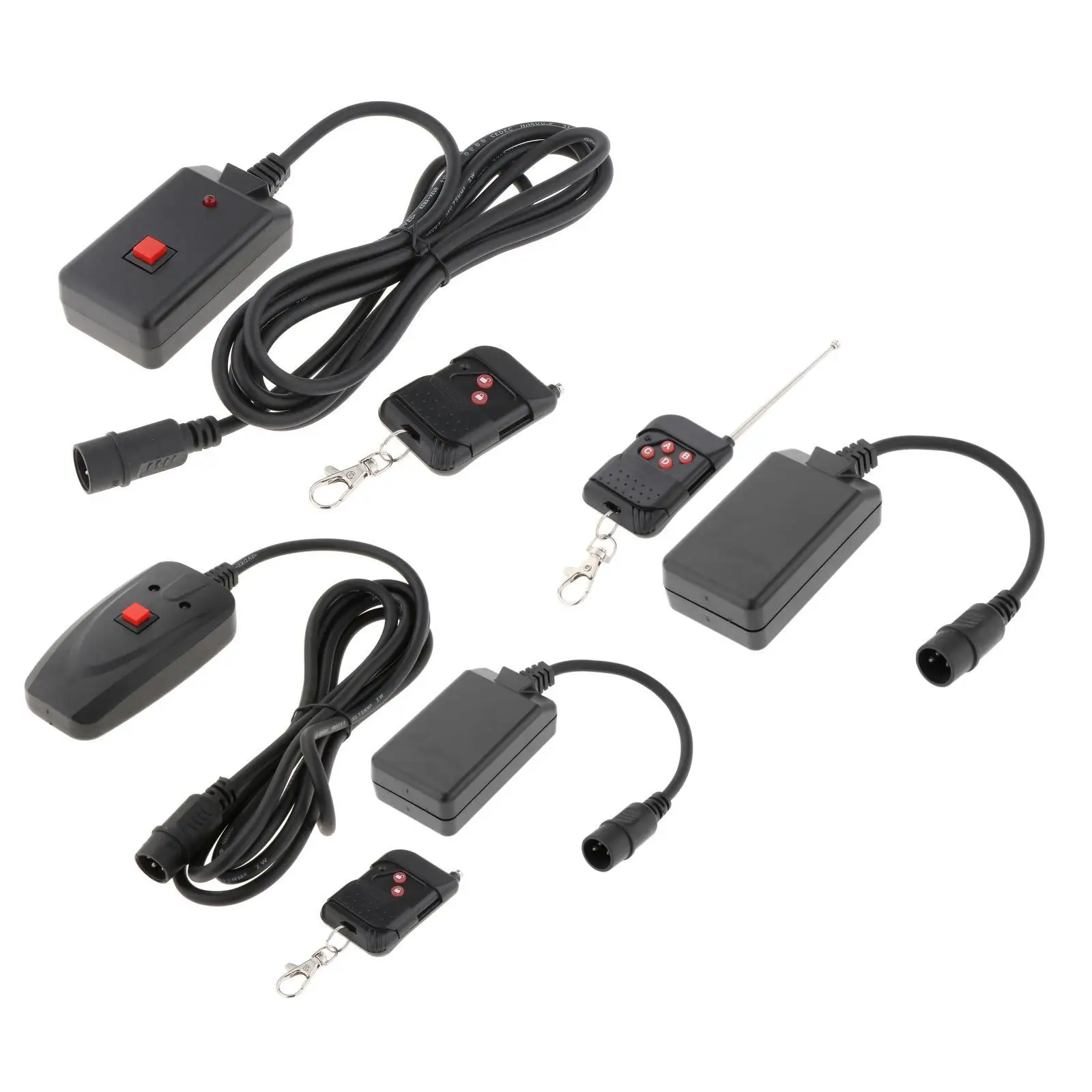 

Беспроводной приемник дистанционного управления, черный пластиковый, для генератора тумана, дымогенератора, контроллера сценического освещения, портативный