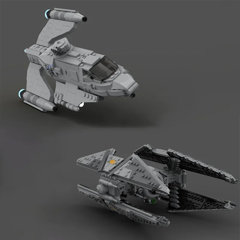 Sterrenhemel Film MOC Bouwstenen Multi-Hoogte Aanval Transport Bouwstenen Assemblage Model DIY Set Kinderspeelgoed Chris