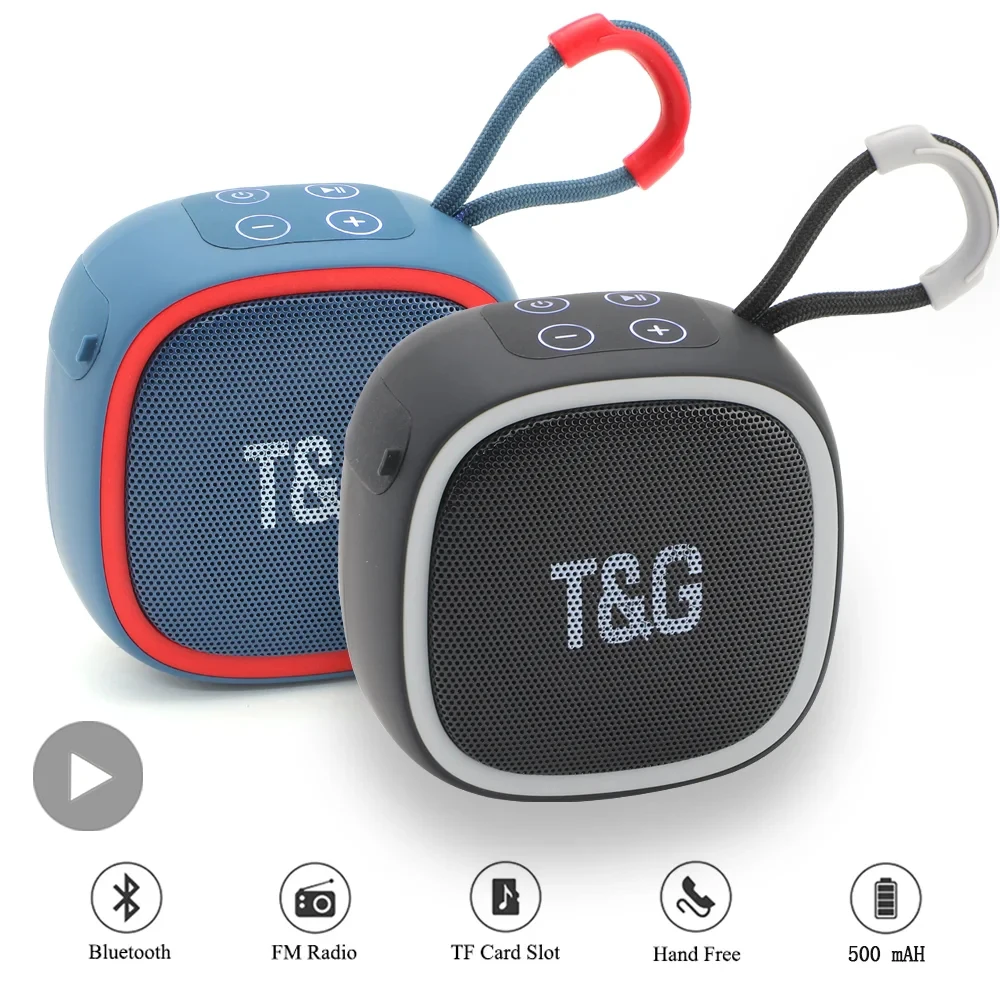 Portable Bluetooth Speaker Radio FM Mini Wireless Waterproof Subwoofer Sound Box Music Caixa De Som Small Woofer Column Bass Mp3